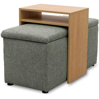 Domo Hocker mit Tisch »Kopenhagen« - 91x41x43cm - grau - grau Nonfood https://www.tchibo.at/products/142169761141/domo-hocker-mit-tisch-kopenhagen?article_id=190416558072 Domo Hocker mit Tisch »Kopenhagen« - 91x41x43cm - grau - grau Nonfood https://www.tchibo.at/products/142169761141/domo-hocker-mit-tisch-kopenhagen?article_id=190416558072