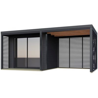 Karibu Modernes Gartenhaus »Horus Set« mit 2 - 537,5x276x231,5cm - anthrazit - anthrazit Nonfood https://www.tchibo.at/products/147828385244/karibu-modernes-gartenhaus-horus-mit-dacheindeckung-38-mm?article_id=108746912416 Karibu Modernes Gartenhaus »Horus Set« mit 2 - 537,5x276x231,5cm - anthrazit - anthrazit Nonfood https://www.tchibo.at/products/147828385244/karibu-modernes-gartenhaus-horus-mit-dacheindeckung-38-mm?article_id=108746912416