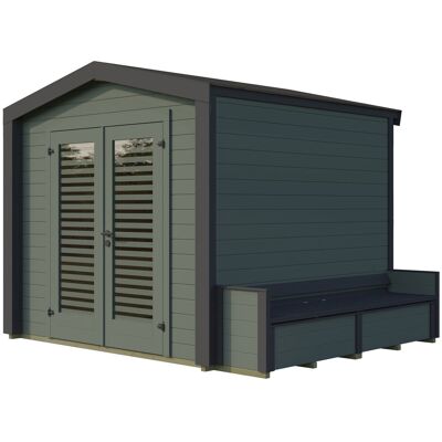 Weka Gartenhaus mit Sitzbank - 307x263x241cm - dunkelgrün - dunkelgrün Nonfood https://www.tchibo.at/products/159288666065/weka-gartenhaus-mit-sitzbank-28-mm?article_id=119368953810 Weka Gartenhaus mit Sitzbank - 307x263x241cm - dunkelgrün - dunkelgrün Nonfood https://www.tchibo.at/products/159288666065/weka-gartenhaus-mit-sitzbank-28-mm?article_id=119368953810