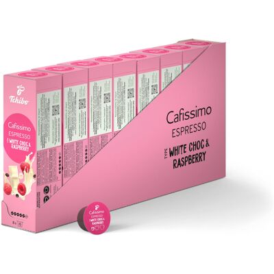 Cafissimo Flavoured Espresso - White Choc & Raspberry - 80 Kapseln - Intensität: 5/6 Cafissimo https://www.tchibo.at/products/263150491369/cafissimo-flavoured-espresso-white-choc-raspberry?article_id=155668391784 Cafissimo Flavoured Espresso - White Choc & Raspberry - 80 Kapseln - Intensität: 5/6 Cafissimo https://www.tchibo.at/products/263150491369/cafissimo-flavoured-espresso-white-choc-raspberry?article_id=155668391784