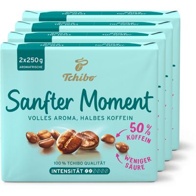 Tchibo - Sanfter Moment - 4 x 500 g Gemahlen - Intensität: 2/6 Coffee https://www.tchibo.at/products/295712251577/sanfter-moment?article_id=174497106201 Tchibo - Sanfter Moment - 4 x 500 g Gemahlen - Intensität: 2/6 Coffee https://www.tchibo.at/products/295712251577/sanfter-moment?article_id=174497106201