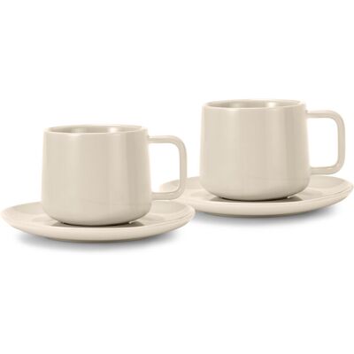 Tchibo - 2 Kaffeetassen mit Untertassen, Beige Coffee https://www.tchibo.at/products/237400604256/2-kaffeetassen-mit-untertassen?article_id=104894398841 Tchibo - 2 Kaffeetassen mit Untertassen, Beige Coffee https://www.tchibo.at/products/237400604256/2-kaffeetassen-mit-untertassen?article_id=104894398841