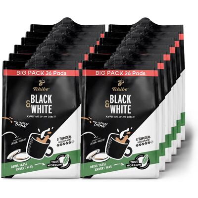 Tchibo - Black & White Pads - 12 x 36 Pads - Intensität: 5/6 Coffee https://www.tchibo.at/products/233591930710/black-white-pads?article_id=135935675626 Tchibo - Black & White Pads - 12 x 36 Pads - Intensität: 5/6 Coffee https://www.tchibo.at/products/233591930710/black-white-pads?article_id=135935675626