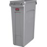 Rubbermaid Wertstoffsammler/ Abfalleimer SLIM JIM®, Volumen 87 l, mit Lüftungskanälen, grau, ab 3 Stk