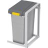 Hailo Wertstoffsammlersystem ProfiLine Öko, flexibel, Volumen 1 x 38 l, BxHxT 355 x 560 x 395 mm, Erweiterung