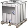 kaiserkraft IBC-Container, Standard, Volumen 1000 l, natur, auf Holzpalette