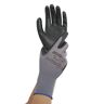 kaiserkraft Stretch-Strick-Handschuhe ERGO FLEX NOPPEN, schwarz/grau, VE 120 Paar, Größe 9 (L)