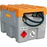 CEMO DT-Mobil Easy Diesel-Tankanlage, Volumen 200 l, mit Elektropumpe 12 V, 40 l/min, Automatik-Zapfpistole und Klappdeckel