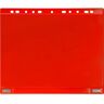 Tarifold Magnetische Sichttasche mit Abheftrand, magnetisch, DIN A4, VE 5 Stk, rot