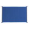 MAUL Pinnwand, Stoffbezug, blau, BxH 1200 x 900 mm