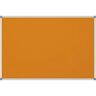 MAUL Pinnboard STANDARD, Filzbezug, orange, BxH 900 x 600 mm