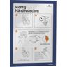 DURABLE DURAFRAME® Info-Rahmen inkl. Hygiene-Anleitungen, Format DIN A4, VE 10 Stk, Farbe blau