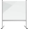 magnetoplan Hygienewand Acrylglas mit Alurahmen, Füße, transparent, BxH 830 x 925 mm, ab 5 Stk