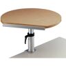 MAUL Tischpult, ergonomisch, BxT 600 x 520 mm, höhenverstellbar, Buche Dekor
