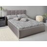 Westfalia Schlafkomfort Polsterbett, inkl. Bettkasten bei Ausführung mit Matratze, in 2 Höhen  grau  Kunstleder   Komforthöhe grau
