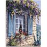 Artland Wandbild »Fenster I«, Fenster & Türen, (1 St.)  lila  B/H: 45 cm x 60 cm lila