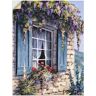 Artland Wandbild »Fenster I«, Fenster & Türen, (1 St.)  lila  B/H: 45 cm x 60 cm lila