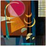 Artland Leinwandbild »Scharf-ruhig. 1927«, Muster, (1 St.)  bunt  B/H: 70 cm x 70 cm bunt