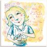 Artland Leinwandbild »Rezept II«, Humor, (1 St.)  gelb  B/H: 40 cm x 40 cm gelb