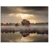 Artland Glasbild »Der Herbst in seiner stillen Einsamkeit«, Gewässer, (1 St.)  natur  B/H: 60 cm x 45 cm natur