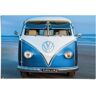 Reinders! Poster »Volkswagen Bulli blau Brendan Ray«, (1 St.)  blau  B/H: 91,5 cm x 61 cm blau