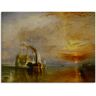 Artland Leinwandbild »Die Temeraire an ihrem Ankerplatz«, Gewässer, (1 St.)  orange  B/H: 80 cm x 60 cm orange