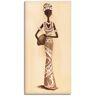 Artland Leinwandbild »Afrikanerin - Vorderseite«, Frau, (1 St.)  naturfarben  B/H: 30 cm x 60 cm naturfarben