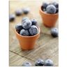 Artland Glasbild »Frische Blaubeeren«, Lebensmittel, (1 St.)  braun  B/H: 45 cm x 60 cm braun