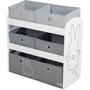 roba® Kinderregal »miffy®, grau«  grau  B/H/T: 64 cm x 67 cm x 30 cm grau