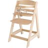 roba® Hochstuhl »Treppenhochstuhl Sit up III, natur«, aus Holz  natur  B/H/T: 45 cm x 80 cm x 54 cm natur