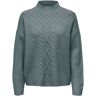 ONLY Stehkragenpullover »ONLAMBER LS HIGHNECK KNT«  Balsam Green Detail:Melange Balsam Green Detail:Melange