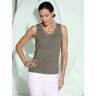 creation L Pullunder »Stricktop«  khaki-goldfarben khaki-goldfarben