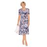 Classic Jerseykleid »Jersey-Kleid«  rosenquarz-nachtblau-bedruckt  Normalgrößen rosenquarz-nachtblau-bedruckt