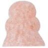 Home affaire Fellteppich »Dena Teppiche, Fellform«, fellförmig  pink  60 mm pink