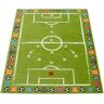 Paco Home Kinderteppich »Alma 974«, rechteckig, Spiel-Teppich, Kurzflor, Motiv Fußballfeld, Kinderzimmer  grün  14 mm grün