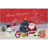 Home affaire Fußmatte »Weihnachten«, rechteckig  rot  6 mm rot