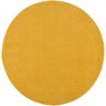 Sanat Teppich »Uni«, rund  gelb  13 mm gelb