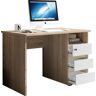 BEGA OFFICE Schreibtisch »Primus 1«  eiche sonoma/weiß  B/T: 110 cm x 65 cm eiche sonoma/weiß