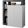 INOSIGN Highboard »Hamburg«  Weiß/Ossido  B/H/T: 108 cm x 126 cm x 42 cm Weiß/Ossido