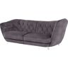 Leonique Big-Sofa »Retro«  ferro  B/H/T: 256 cm x 85 cm x 115 cm ferro