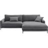 INOSIGN Ecksofa »Downtown Gemütliches Loungemöbel zum Relaxen L-Form«  anthrazit  B/H/T: 272 cm x 84 cm x 170 cm anthrazit