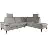 ADA trendline Ecksofa  hellgrau GBA 9  B/H/T: 267 cm x 118 cm x 210 cm hellgrau GBA 9