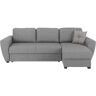 Home affaire Ecksofa »Quin«  dunkelgrau  B/H/T: 246 cm x 85 cm x 152 cm dunkelgrau