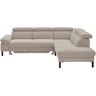 Home affaire Ecksofa »Arnayon mit Querschläfer-Bettfunktion, Schlafsofa, großer Bettkasten«  sand  B/H/T: 272 cm x 79 cm x 217 cm sand