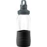 Emsa Trinkflasche »Drink2Go«, (1 tlg.), Schraubverschluss, dicht/hygienisch/rein, Silikonmanschette, 500 ml  Schwarz Schwarz