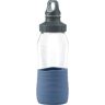 Emsa Trinkflasche »Drink2Go«, (1 tlg.), Schraubverschluss, dicht/hygienisch/rein, Silikonmanschette, 500 ml  Aqua Blau Aqua Blau