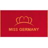 Miss Germany Strandtuch »Miss Germany«, (1 St.)  rot  B/L: 100 cm x 180 cm (1 St.) rot