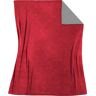 fleuresse Wohndecke »Lech D Wende«  rot/grau  B/L: 150 cm x 200 cm rot/grau