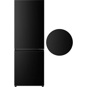 Hanseatic Kühl-/Gefrierkombination »HKGK14349D«, HKGK14349DB, 143 cm hoch, 49,5 cm breit, Abtauautomatik, FreshZone  schwarz  Rechtsanschlag schwarz