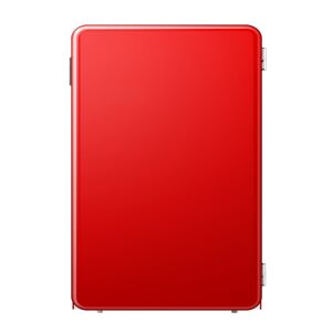 NABO Kühlschrank »NABO Retro Kühlschrank«, KR 1312, 84 cm hoch, 56,2 cm breit  rot  Linksanschlag rot